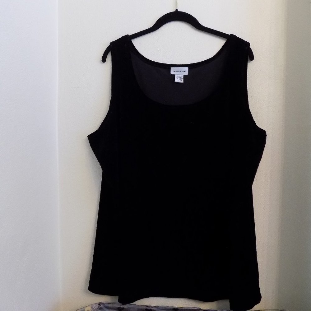 Avenue Velour Look Tank Top (#29)
